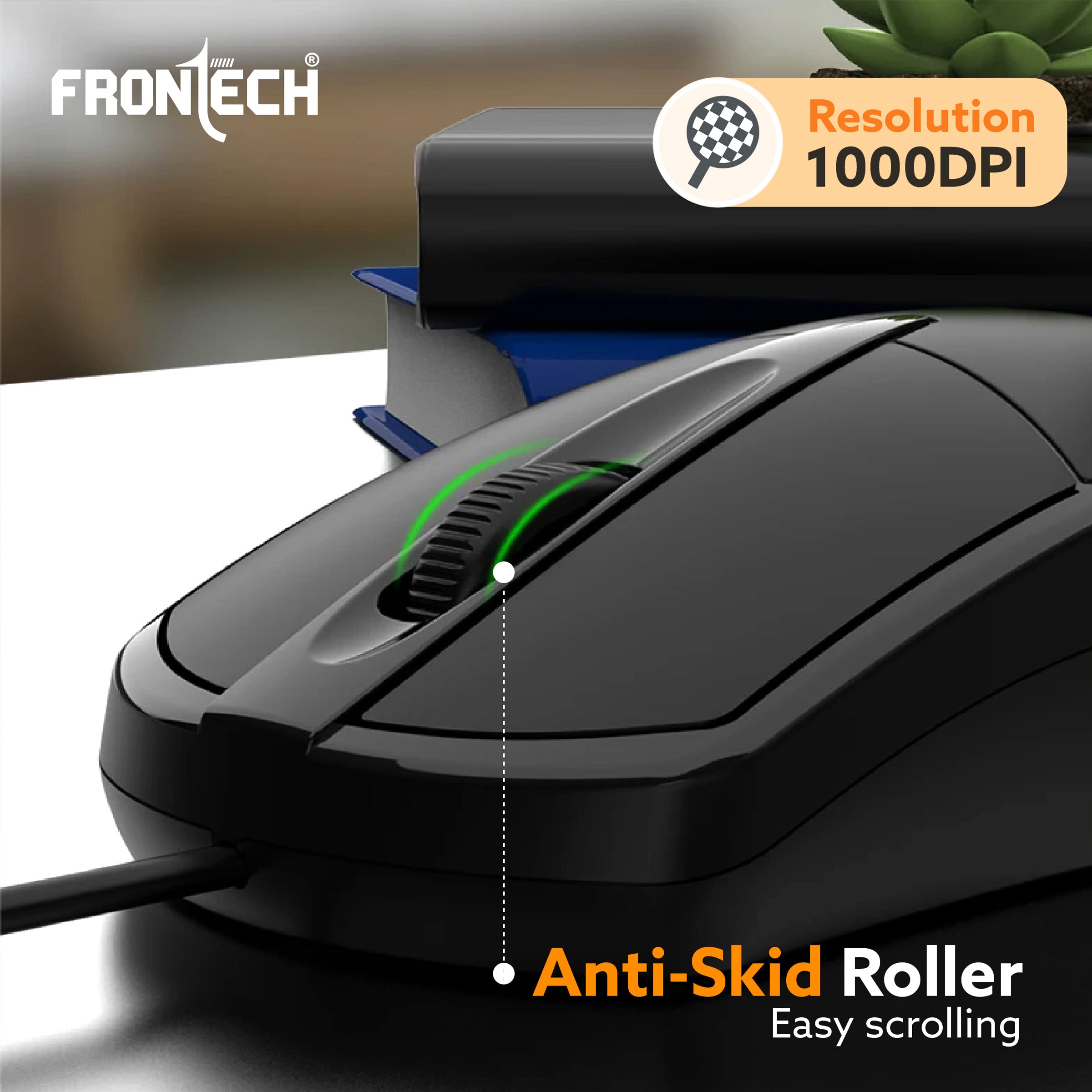 Frontech Premium Wired Optical Mouse 1000 DPI (MS-0047) Frontech Premium Wired Optical Mouse 1000 DPI (MS-0047)